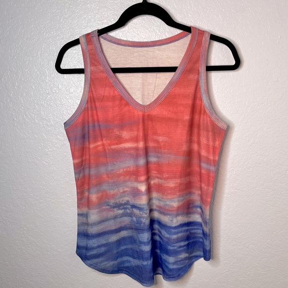 Men’s Sleeveless Sunset Vibe V-Neck Tank Top Size Small New in Package - Picture 2 of 10